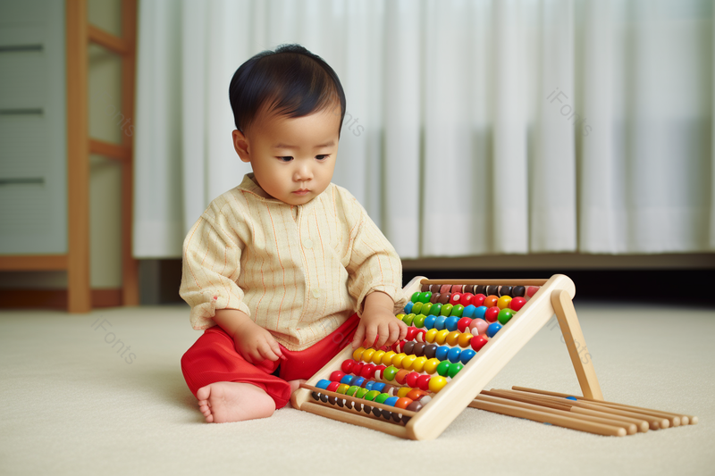 独自在客厅玩积木的可爱宝宝,高清,摄影图,摄影图片,图片大全,摄影图免费下载